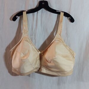 Womens 50C NWT ABC 118 Basic M-Frame Bra Mastectomy Biege